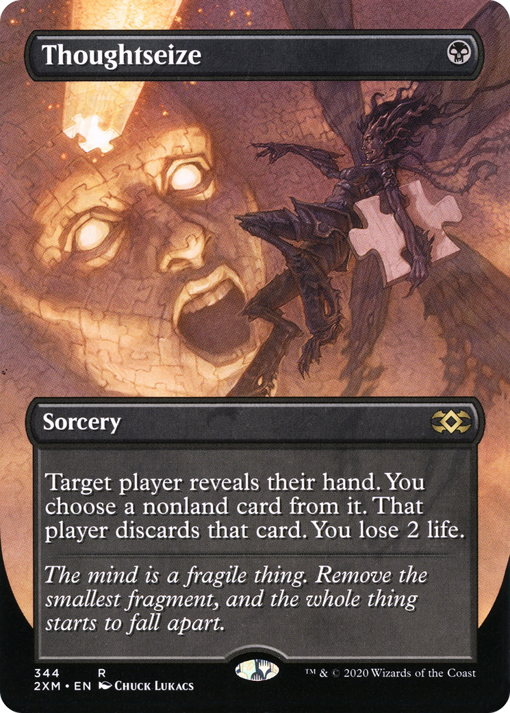 Thoughtseize (Toppers) [Double Masters] Foil