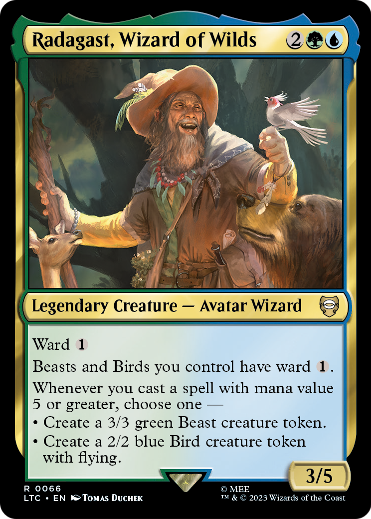 Radagast, Wizard of Wilds [The Lord of the Rings: Tales of Middle-Earth Commander] Foil