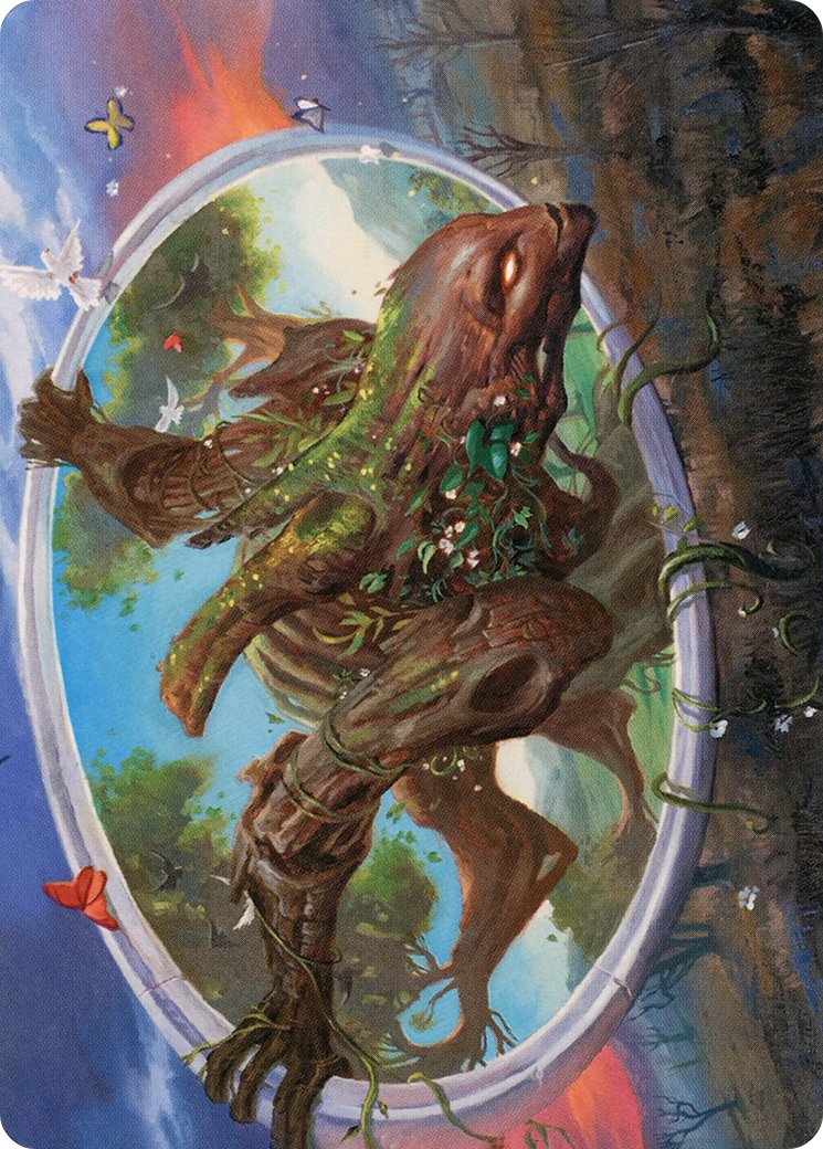 Gaea's Will // Gaea's Will (AMH2-038) - Modern Horizons 2 Art Series (Borderless) Foil