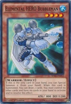 Elemental Hero Bubbleman [SDHS-EN012] Common
