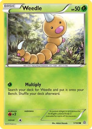 Weedle  XY  Primal Clash - Common