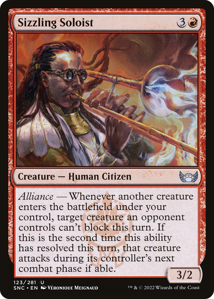 Sizzling Soloist [Streets of New Capenna] Foil