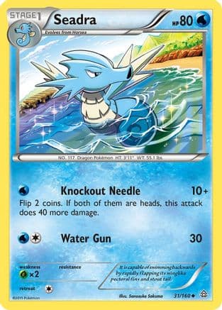 Seadra 31/160 - XY  Primal Clash Reverse Holofoil