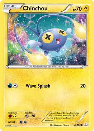 Chinchou 57/160 - XY  Primal Clash Reverse Holofoil