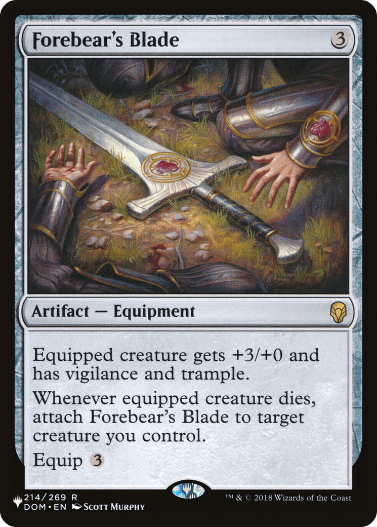Forebear's Blade |  (DOM-214) [The List]