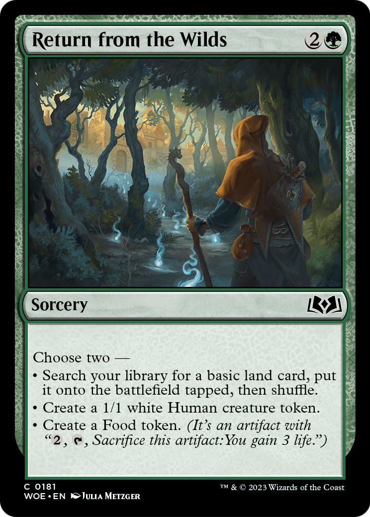 Return from the Wilds [Wilds of Eldraine] Foil