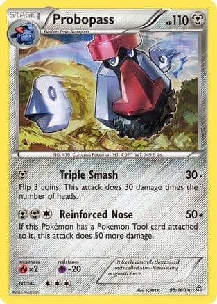 Probopass 95/160 - XY  Primal Clash Reverse Holofoil