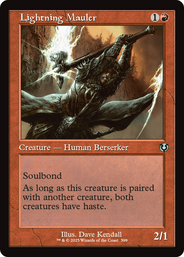 Lightning Mauler (Retro Frame) (-399) [Innistrad Remastered]