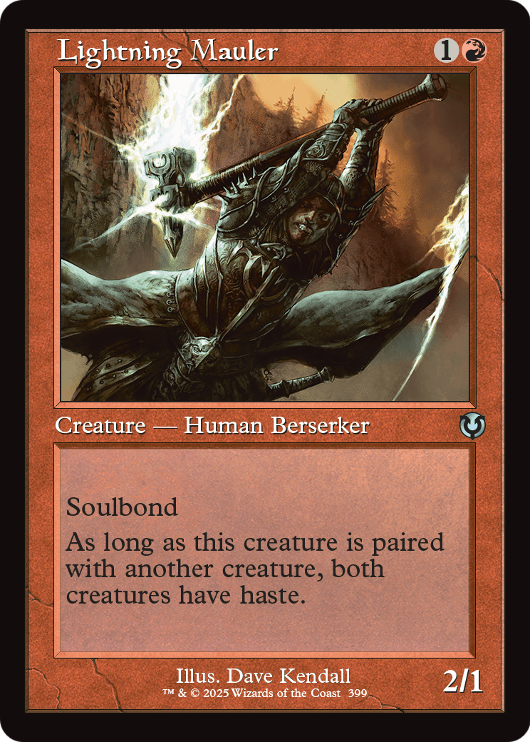 Lightning Mauler (Retro Frame) (-399) [Innistrad Remastered]