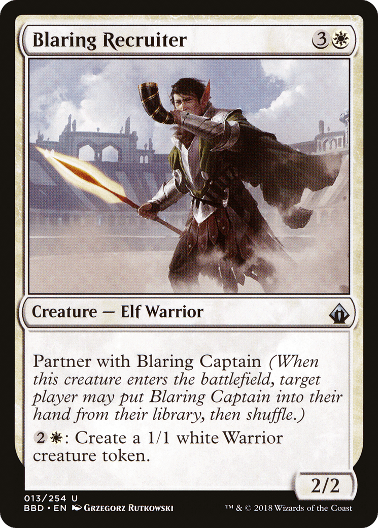 Blaring Recruiter [Battlebond] Foil