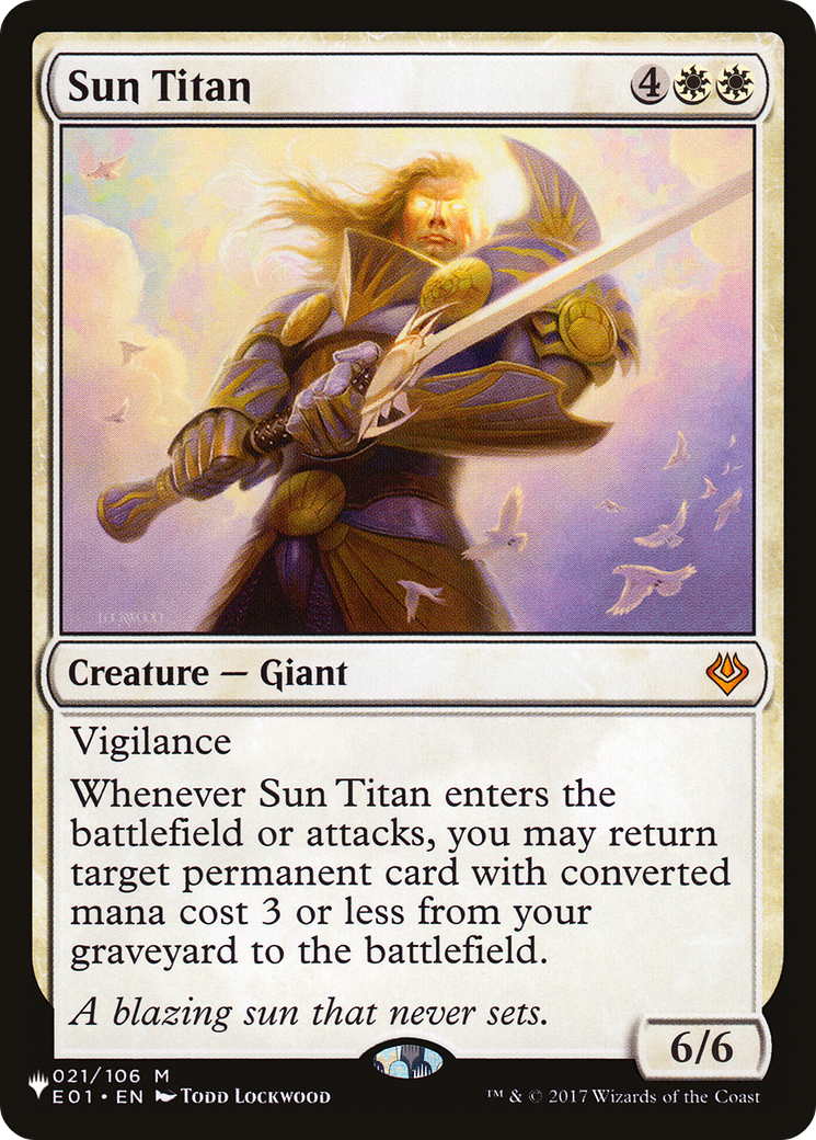 Sun Titan |  (E01-21) [The List]