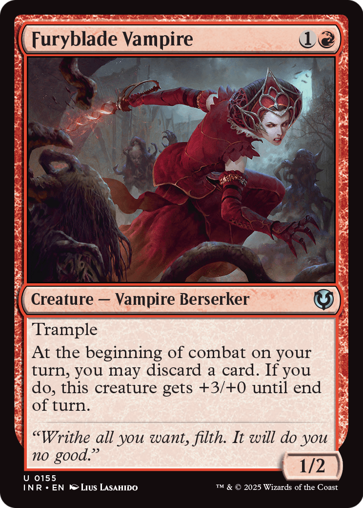Furyblade Vampire (-155) [Innistrad Remastered]  Foil