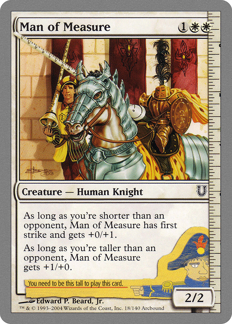 Man of Measure [Unhinged] Foil