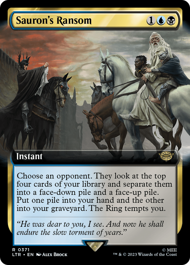 Sauron's Ransom (Extended Art) [The Lord of the Rings: Tales of Middle-Earth] Foil