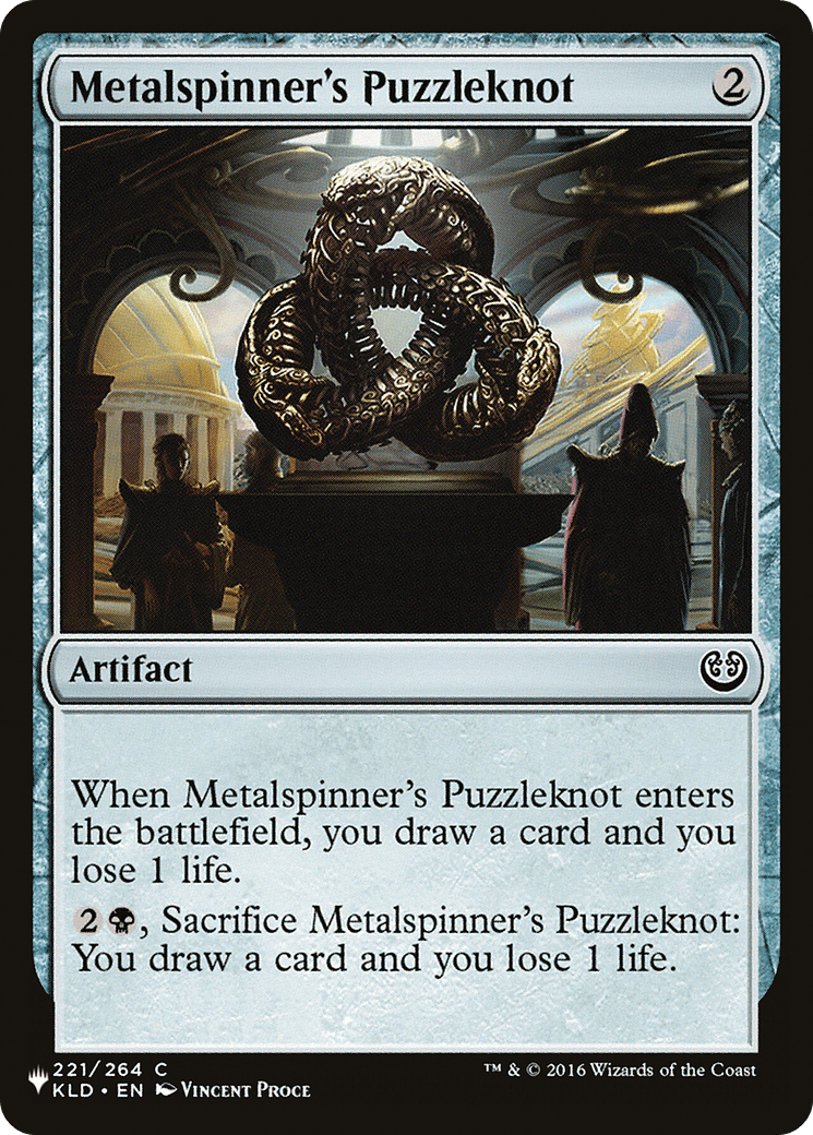 Metalspinner's Puzzleknot |  (KLD-221) [The List]