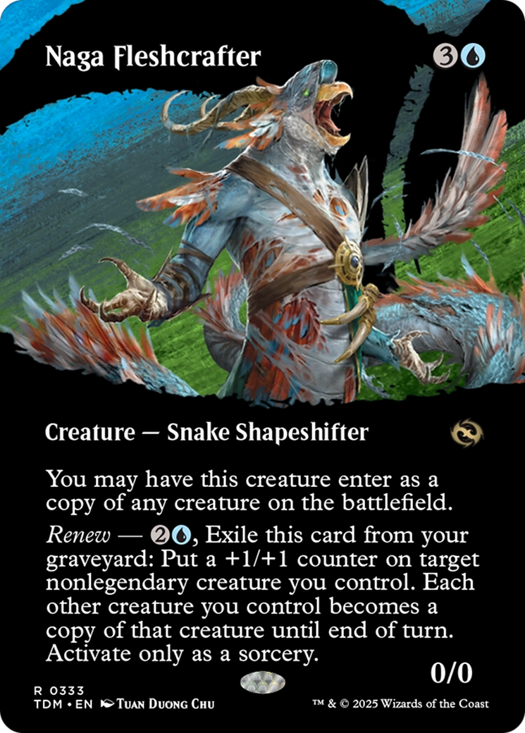 Naga Fleshcrafter (Borderless) (333) [Tarkir: Dragonstorm]