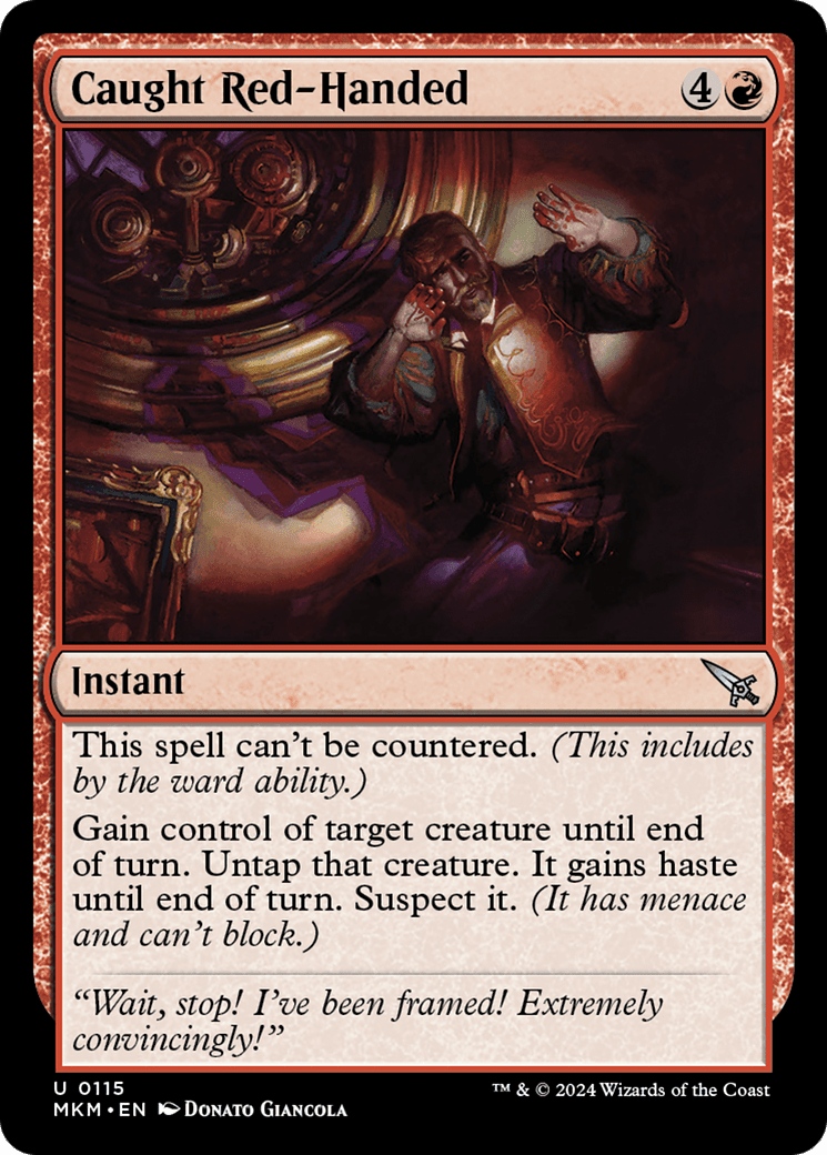 Caught Red-Handed [Murders at Karlov Manor] Foil