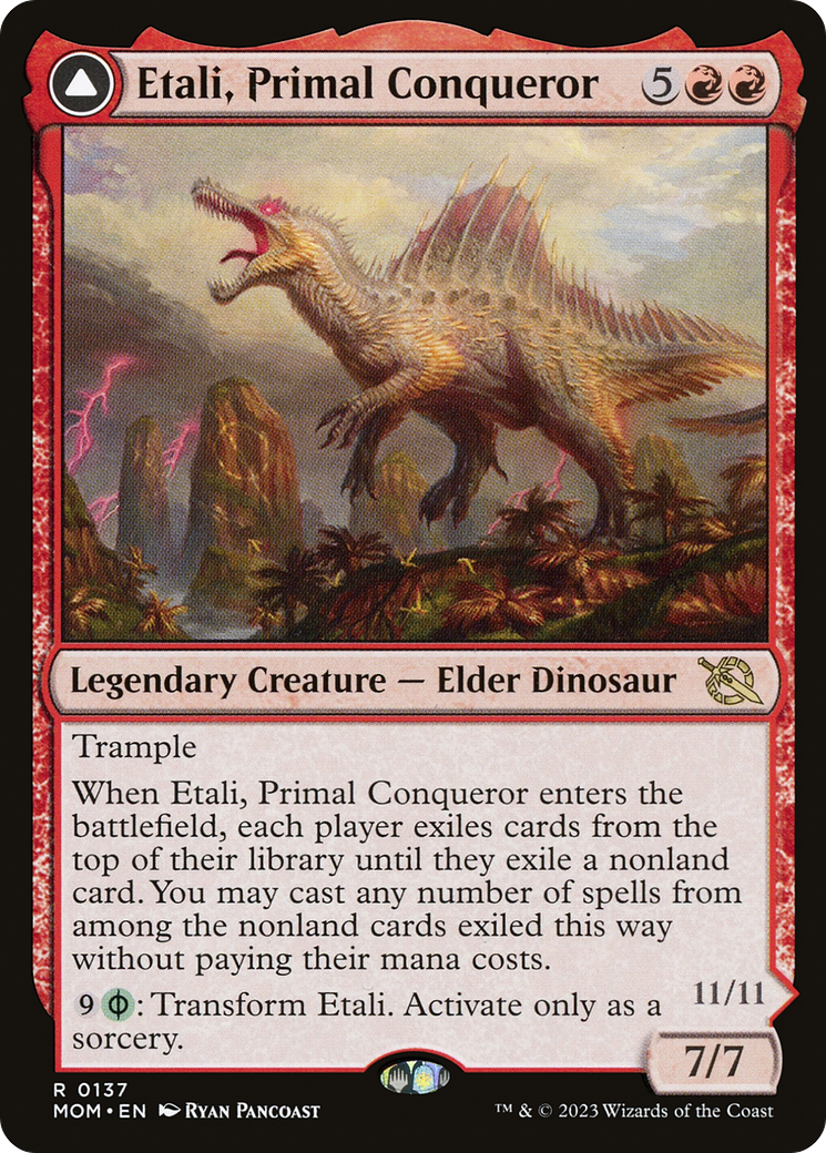 Etali, Primal Conqueror // Etali, Primal Sickness [March of the Machine] Foil