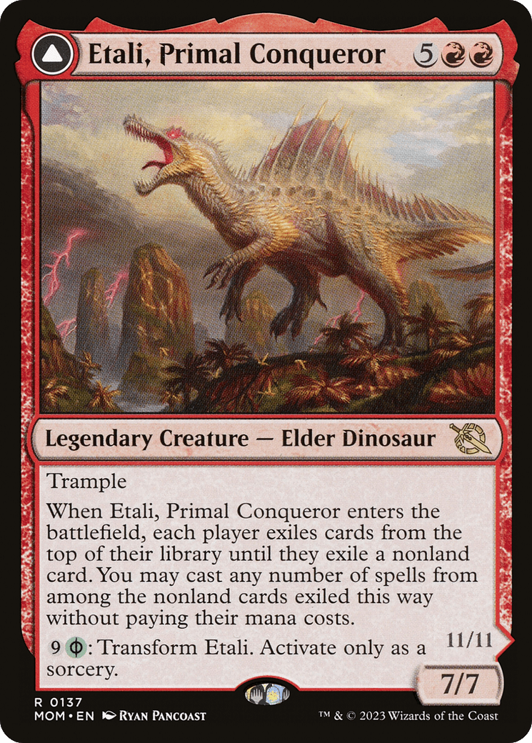 Etali, Primal Conqueror // Etali, Primal Sickness [March of the Machine] Foil