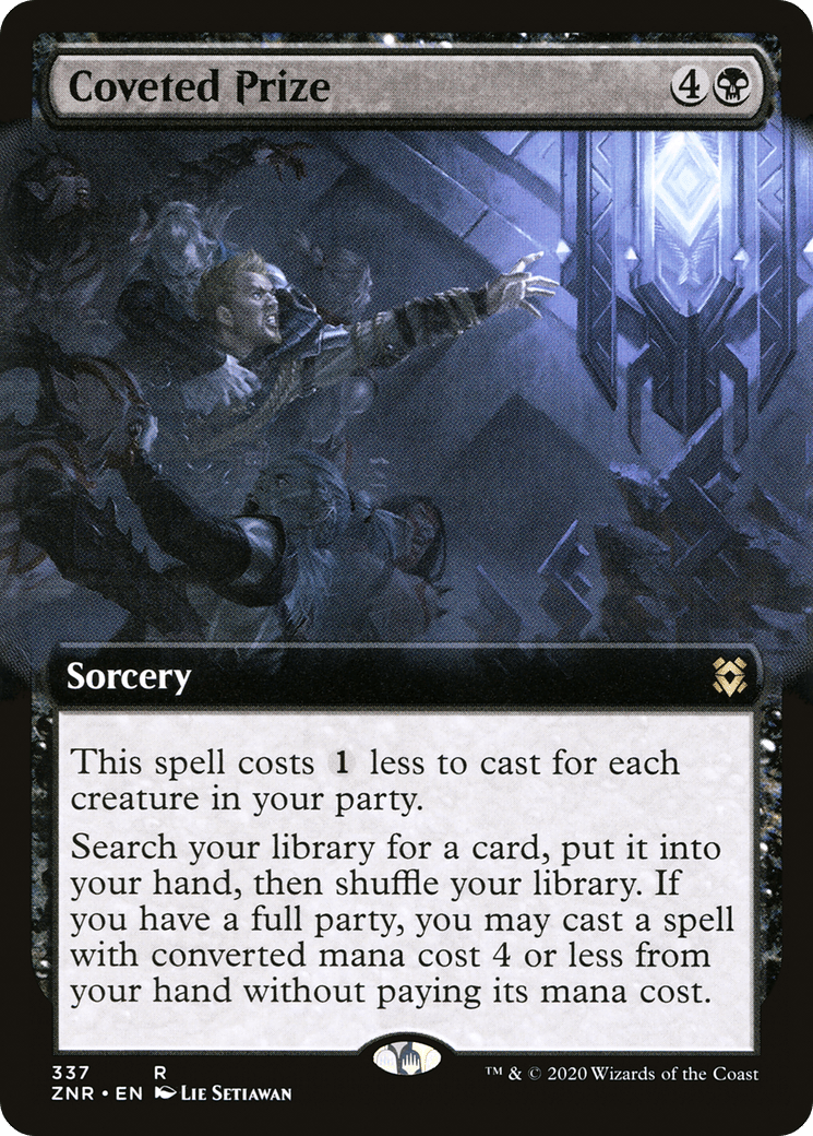 Coveted Prize (Extended Art) [Zendikar Rising] Foil