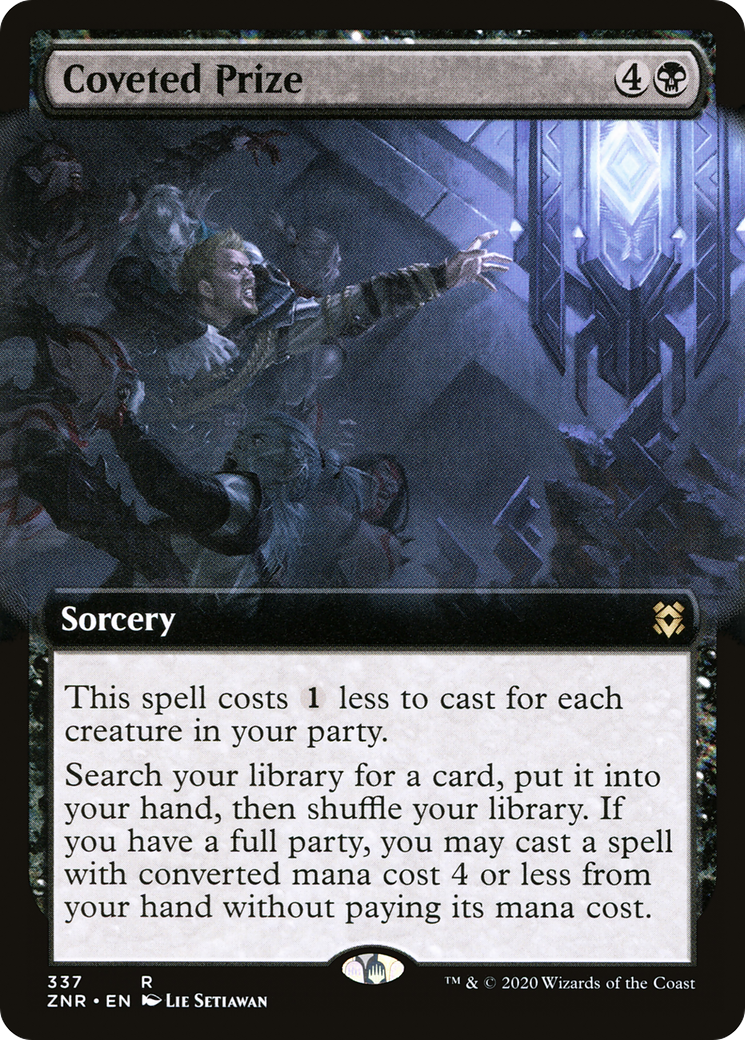 Coveted Prize (Extended Art) [Zendikar Rising] Foil