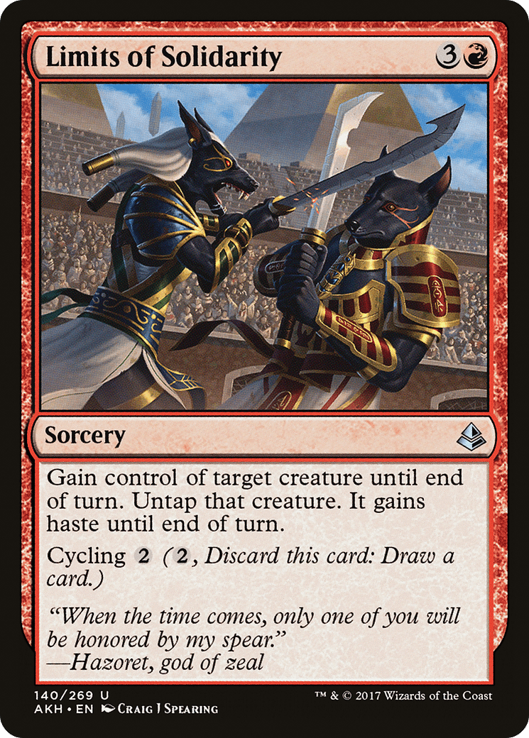 Limits of Solidarity [Amonkhet] Foil
