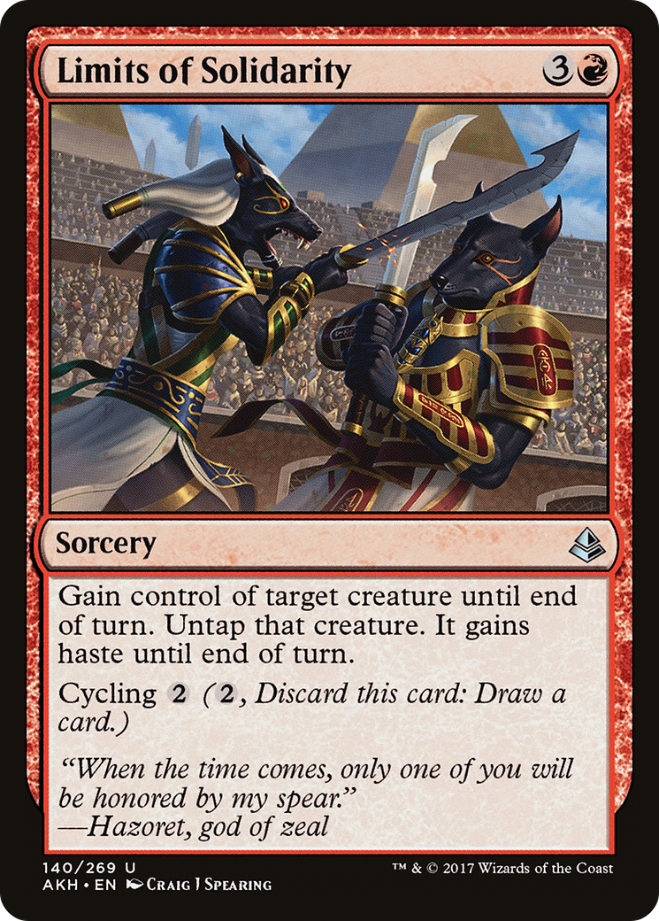 Limits of Solidarity [Amonkhet] Foil