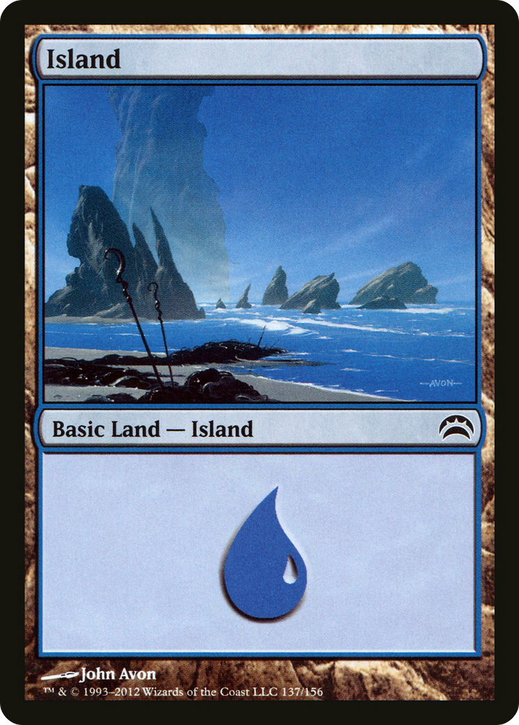 Island (137) [Planechase 2012] Foil