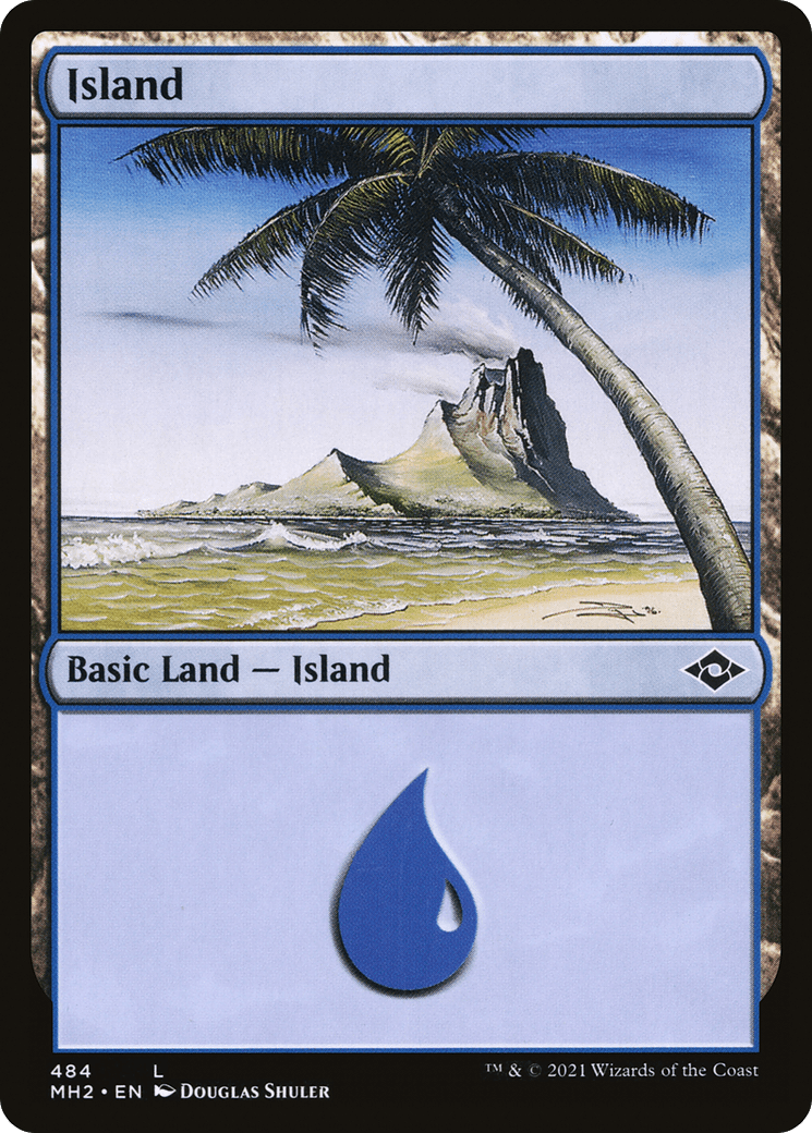 Island (484) [Modern Horizons 2] Foil