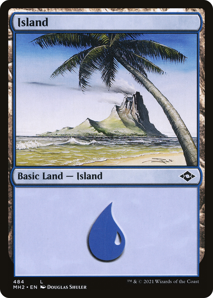 Island (484) [Modern Horizons 2] Foil