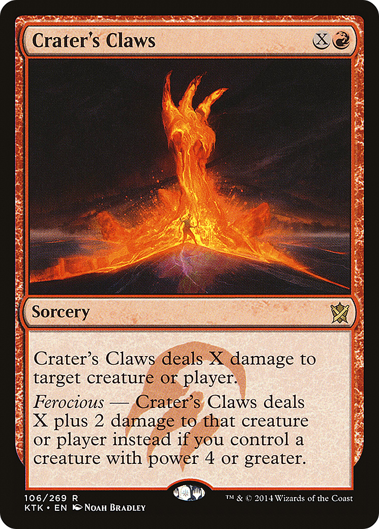 Crater's Claws [Khans of Tarkir] Foil