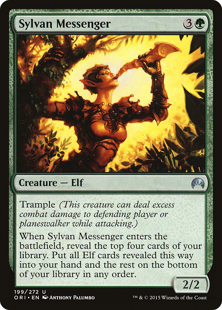 Sylvan Messenger [Magic Origins] Foil
