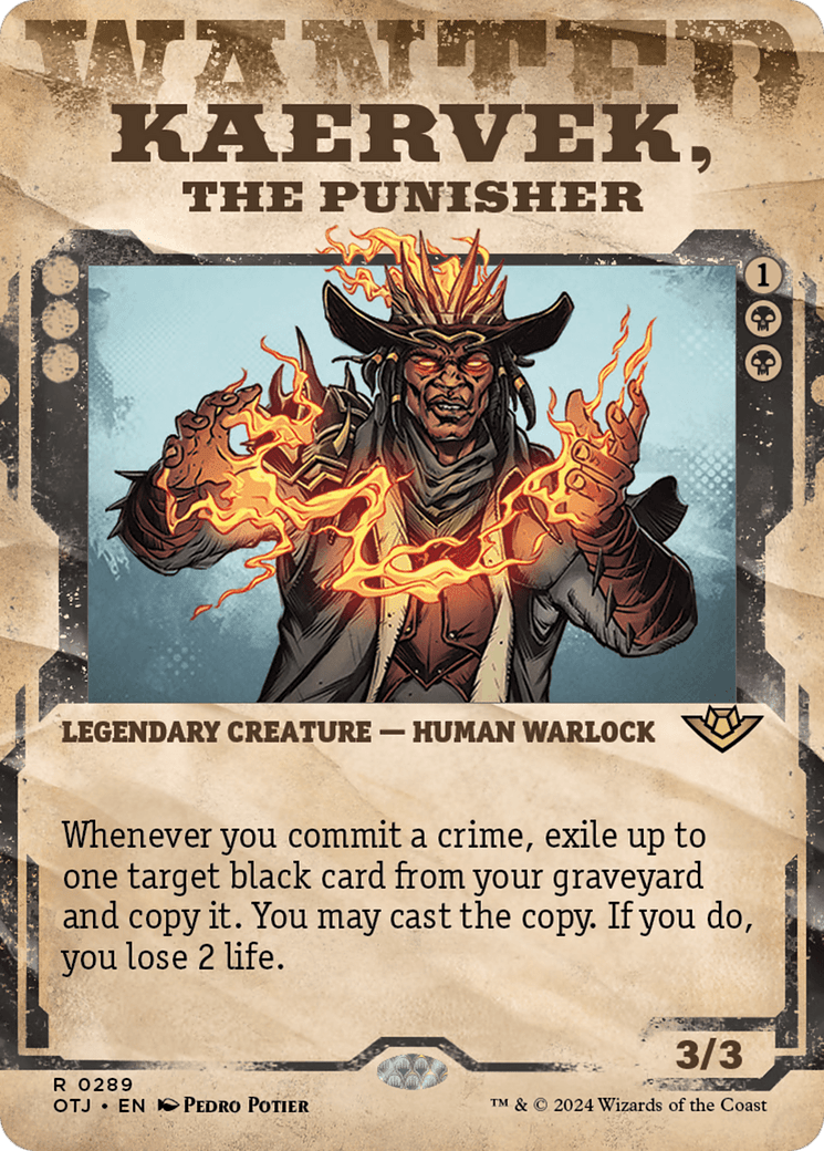 Kaervek, the Punisher (Showcase) [Outlaws of Thunder Junction] Foil