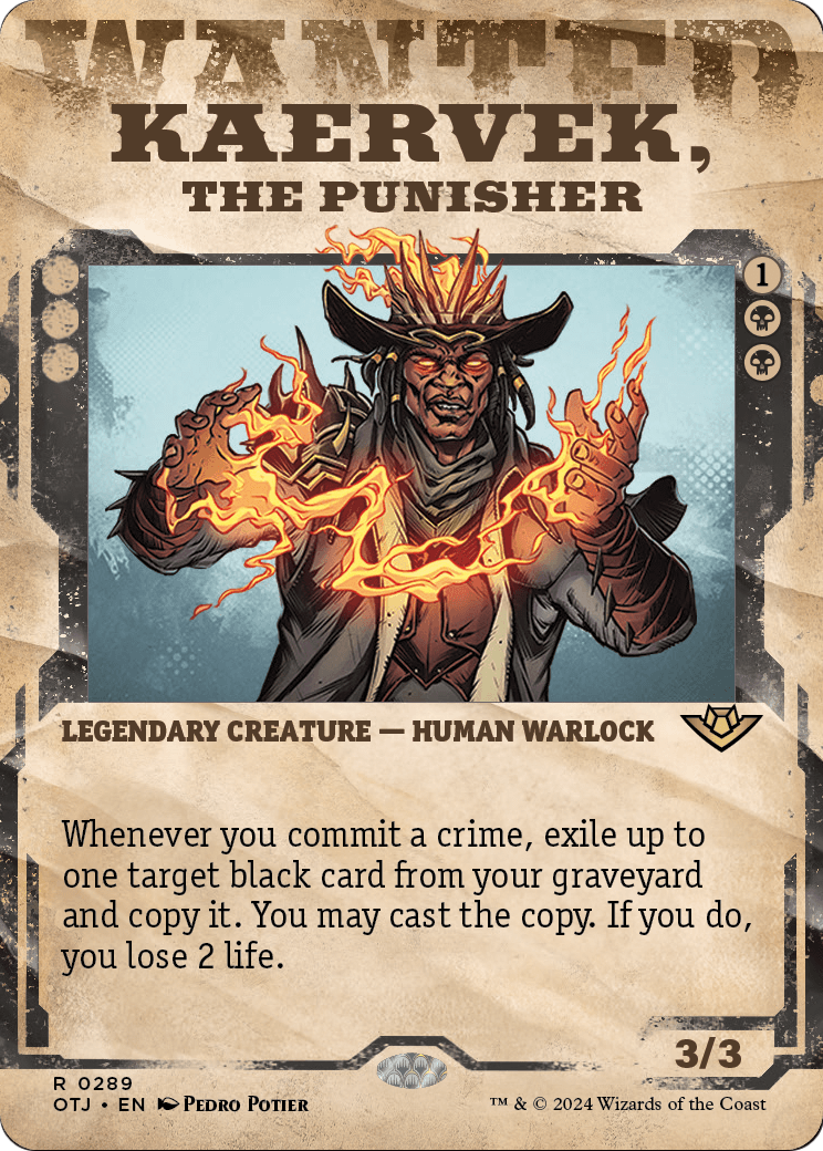 Kaervek, the Punisher (Showcase) [Outlaws of Thunder Junction] Foil