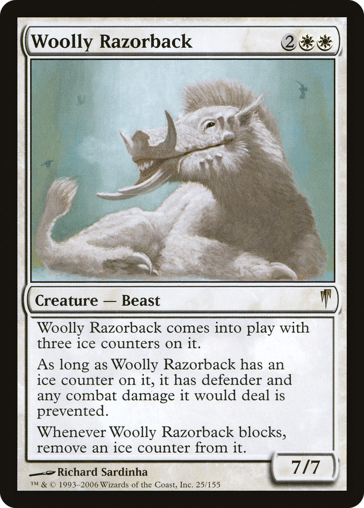 Woolly Razorback [Coldsnap] Foil