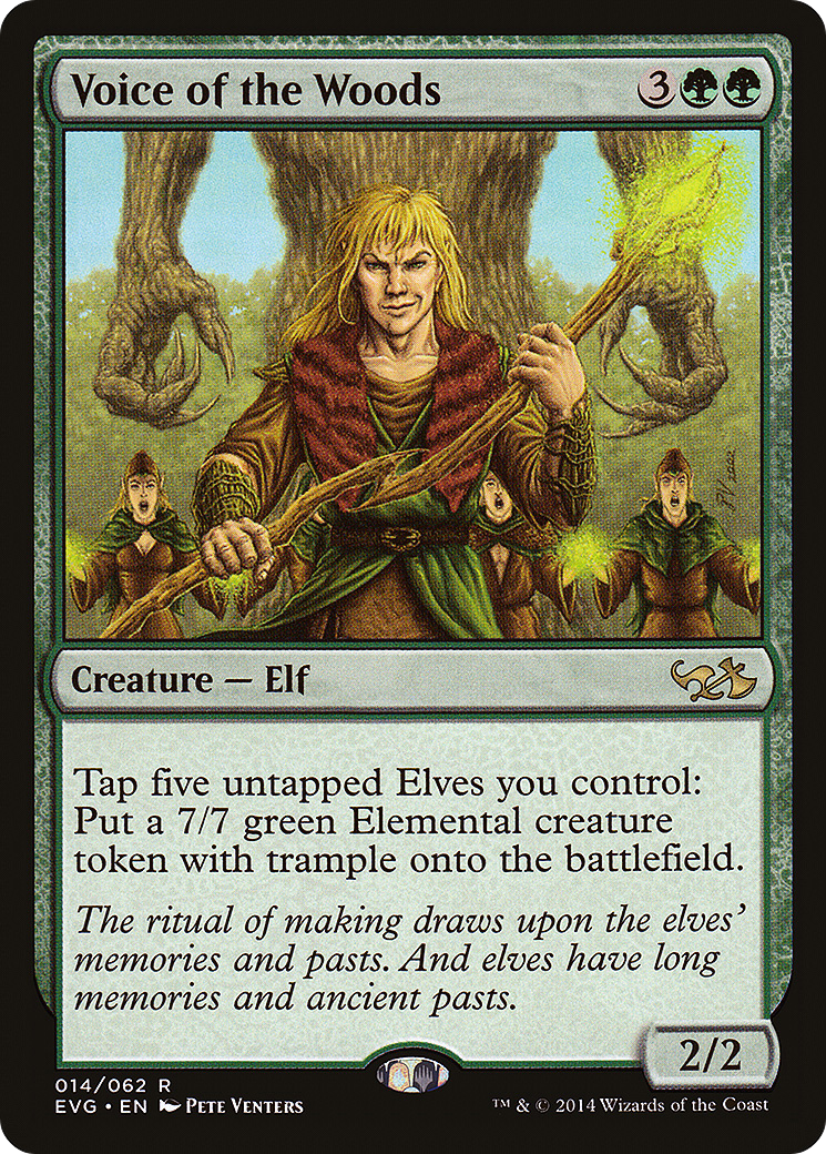 Voice of the Woods (Elves vs. Goblins) [Duel Decks Anthology] Foil