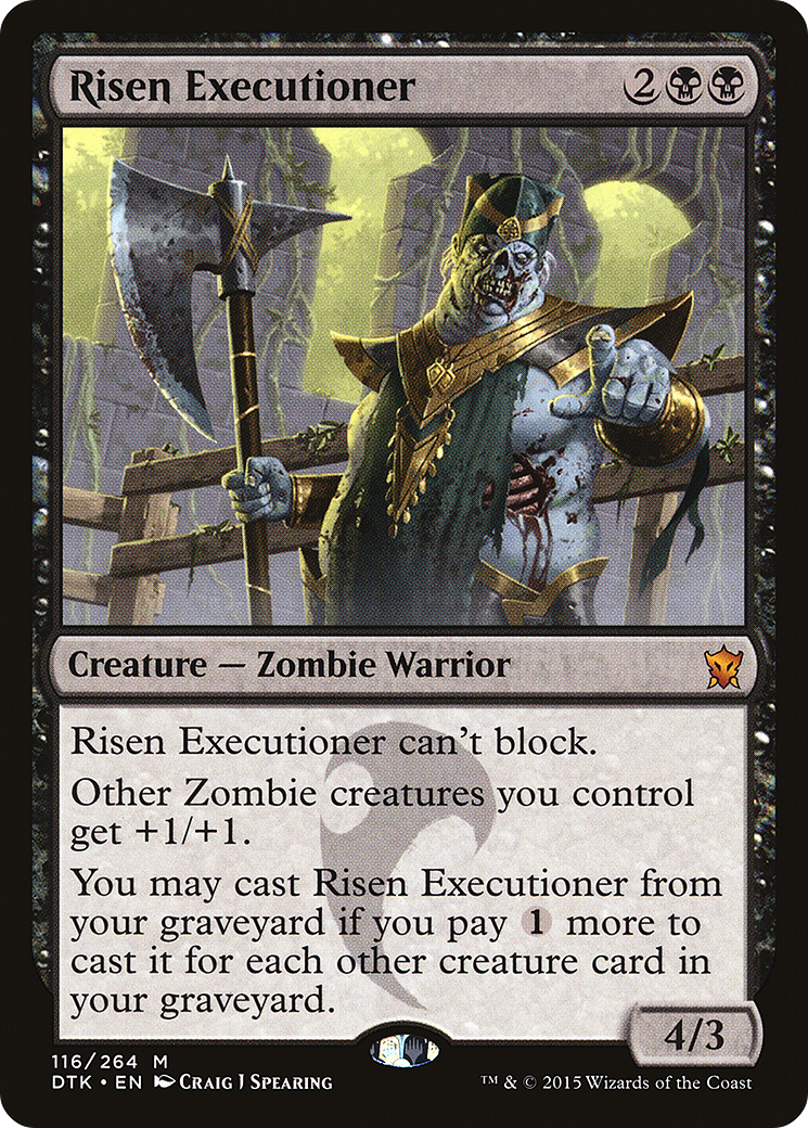 Risen Executioner [Dragons of Tarkir] Foil