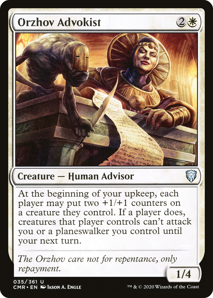 Orzhov Advokist [Commander Legends] Foil