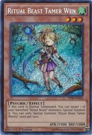Ritual Beast Tamer Wen [THSF-EN024] Secret Rare