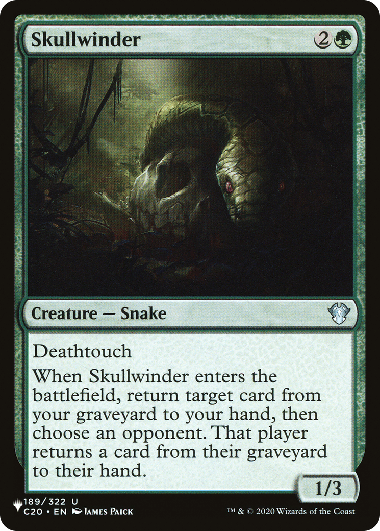 Skullwinder |  (C20-189) [The List]