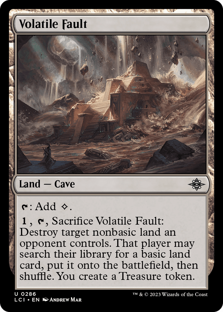 Volatile Fault [The Lost Caverns of Ixalan] Foil