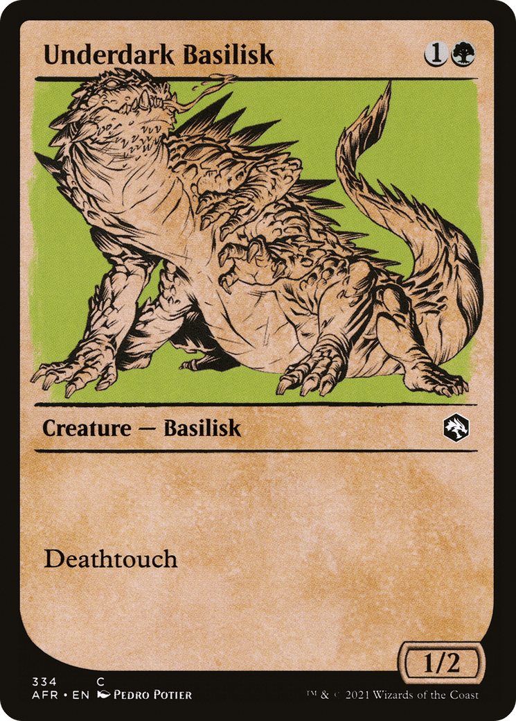 Underdark Basilisk (Showcase) [Dungeons & Dragons: Adventures in the Forgotten Realms]