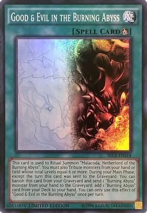 Good & Evil in the Burning Abyss [SECE-ENS14] Super Rare