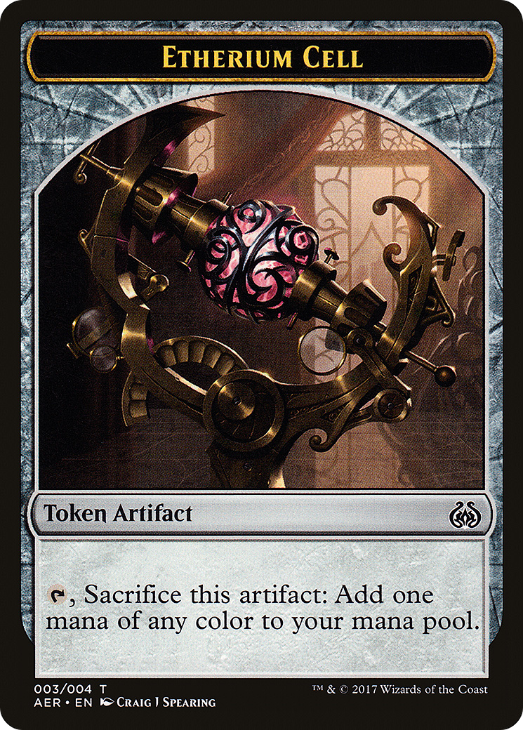 Etherium Cell (003) [Aether Revolt Tokens]  Foil