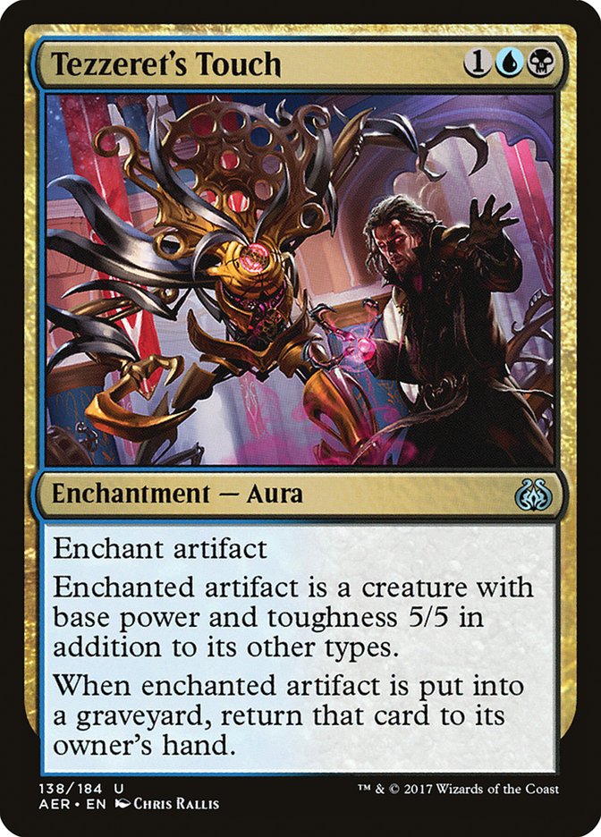 Tezzeret's Touch 138/184 (Aether Revolt)  - Foil