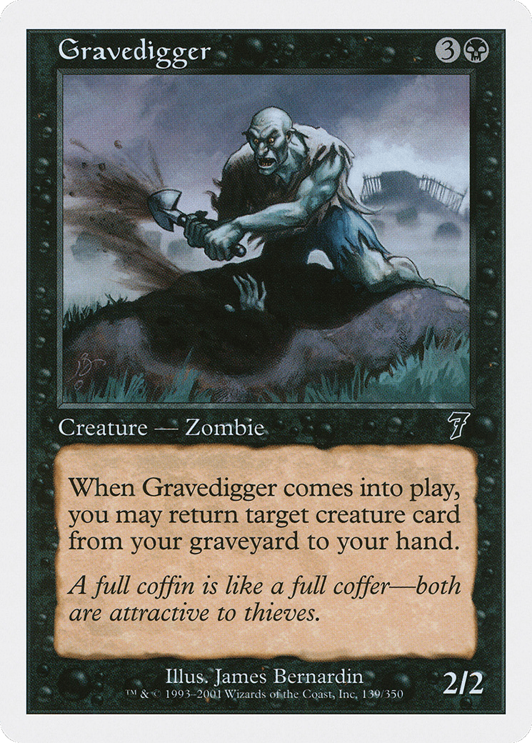 Gravedigger [Seventh Edition] Foil