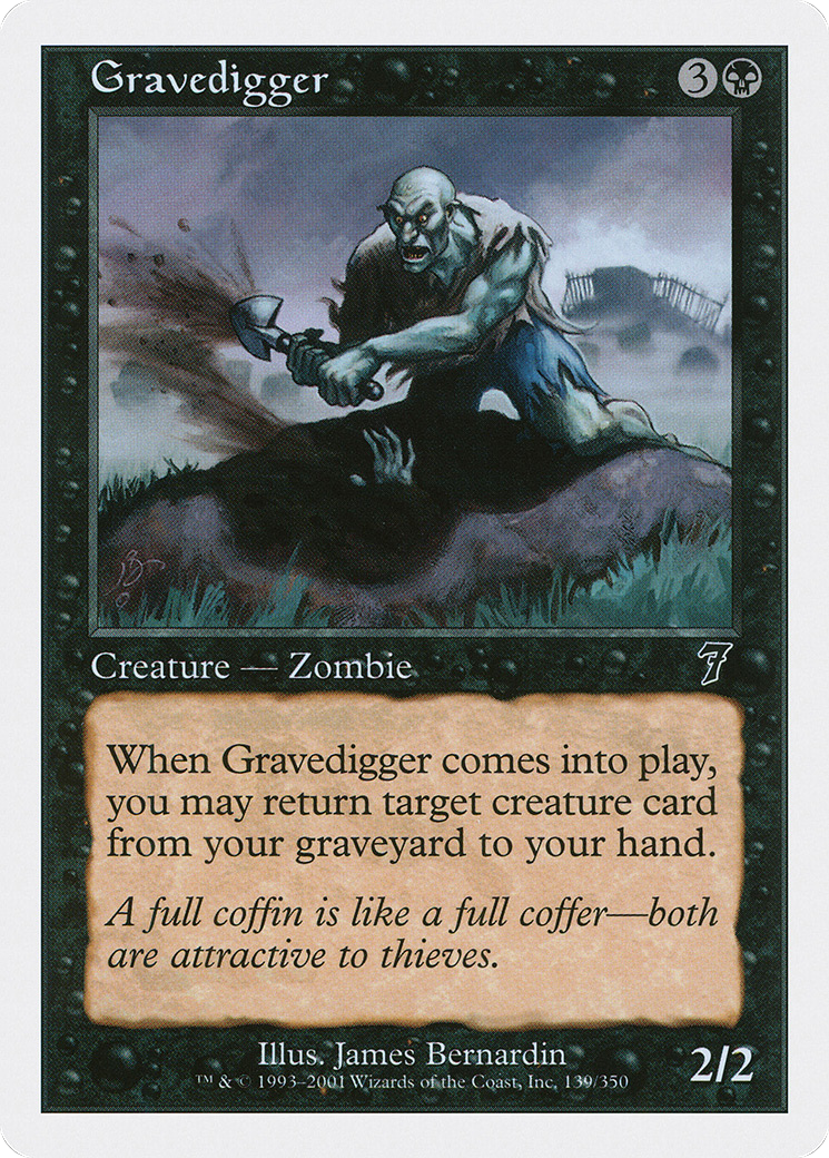 Gravedigger [Seventh Edition] Foil