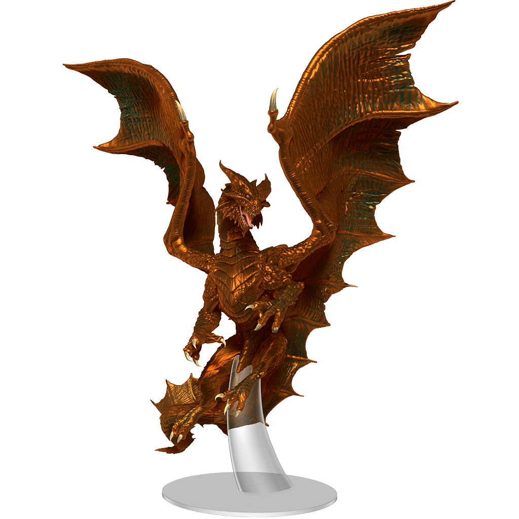 D&D Icons Of The Realms | Adult Copper Dragon (Pre-painted)
