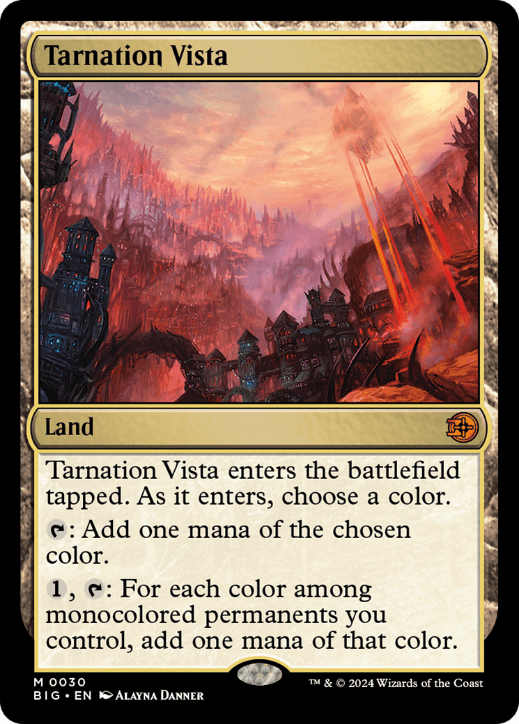Tarnation Vista [Outlaws of Thunder Junction: The Big Score] Foil