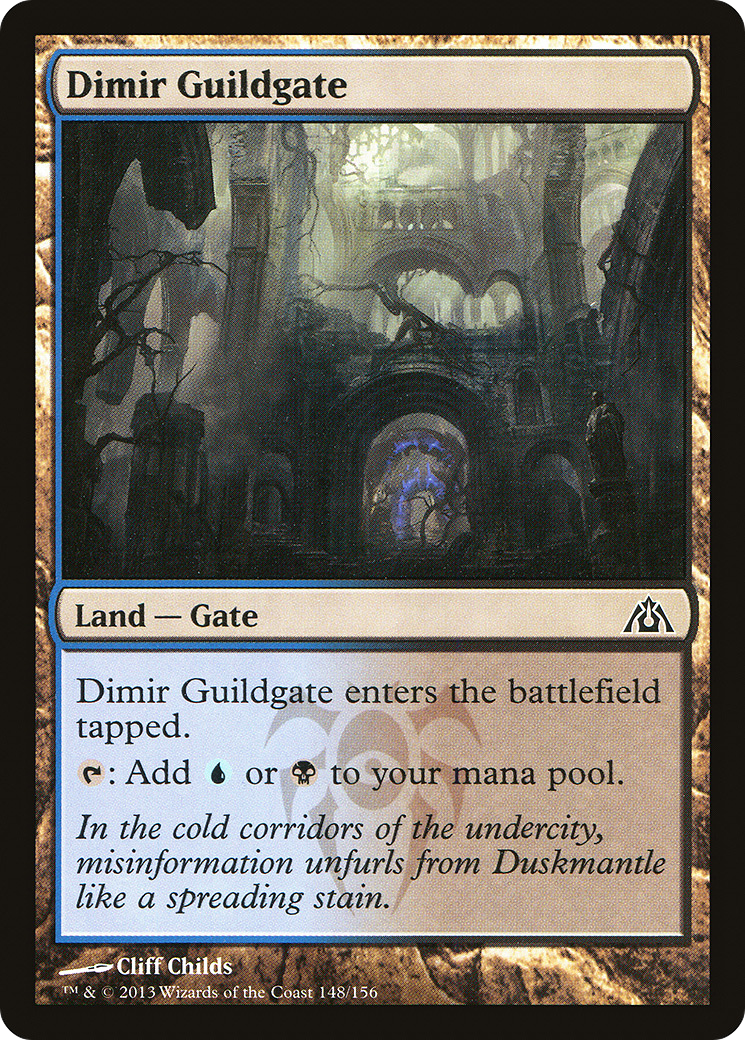 Dimir Guildgate [Dragon's Maze] Foil